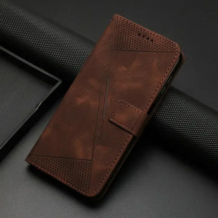 Elegant Texture Wallet Card Case for Tecno Pova - Luxury Phone Cover