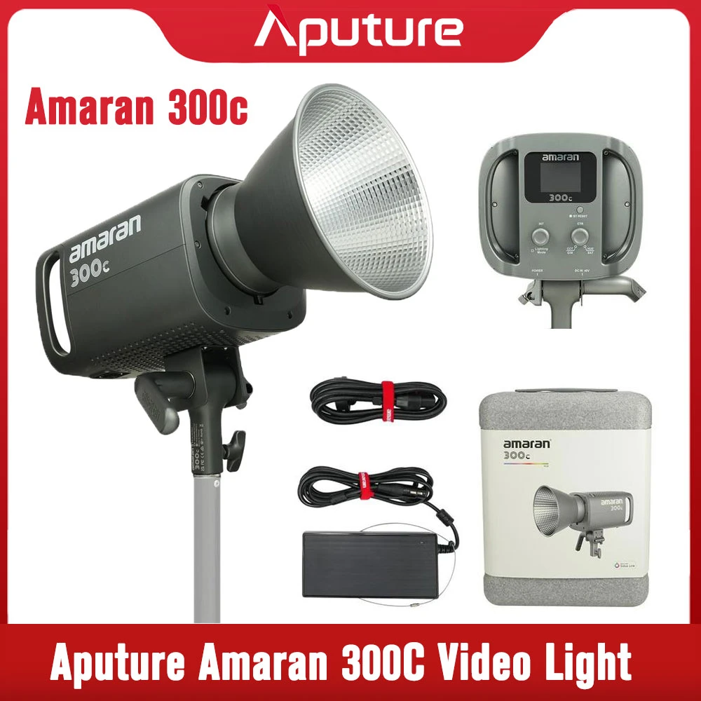Aputure amaran 300C RGB Video Light Full Color 2500K 7500K Bowens Mount