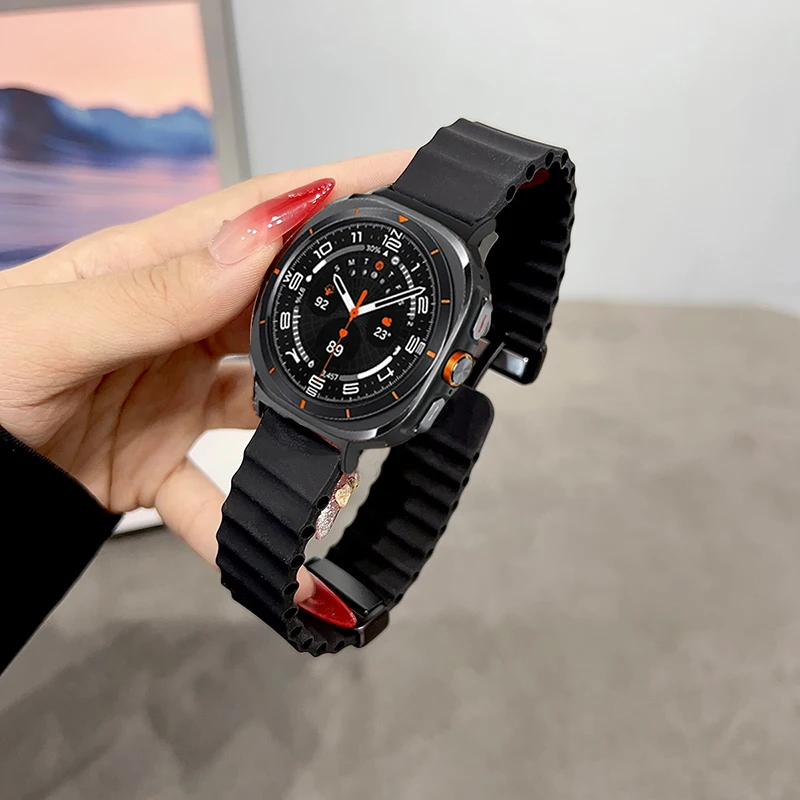 Silicone Sport Ocean Magnetic Bracelet Strap