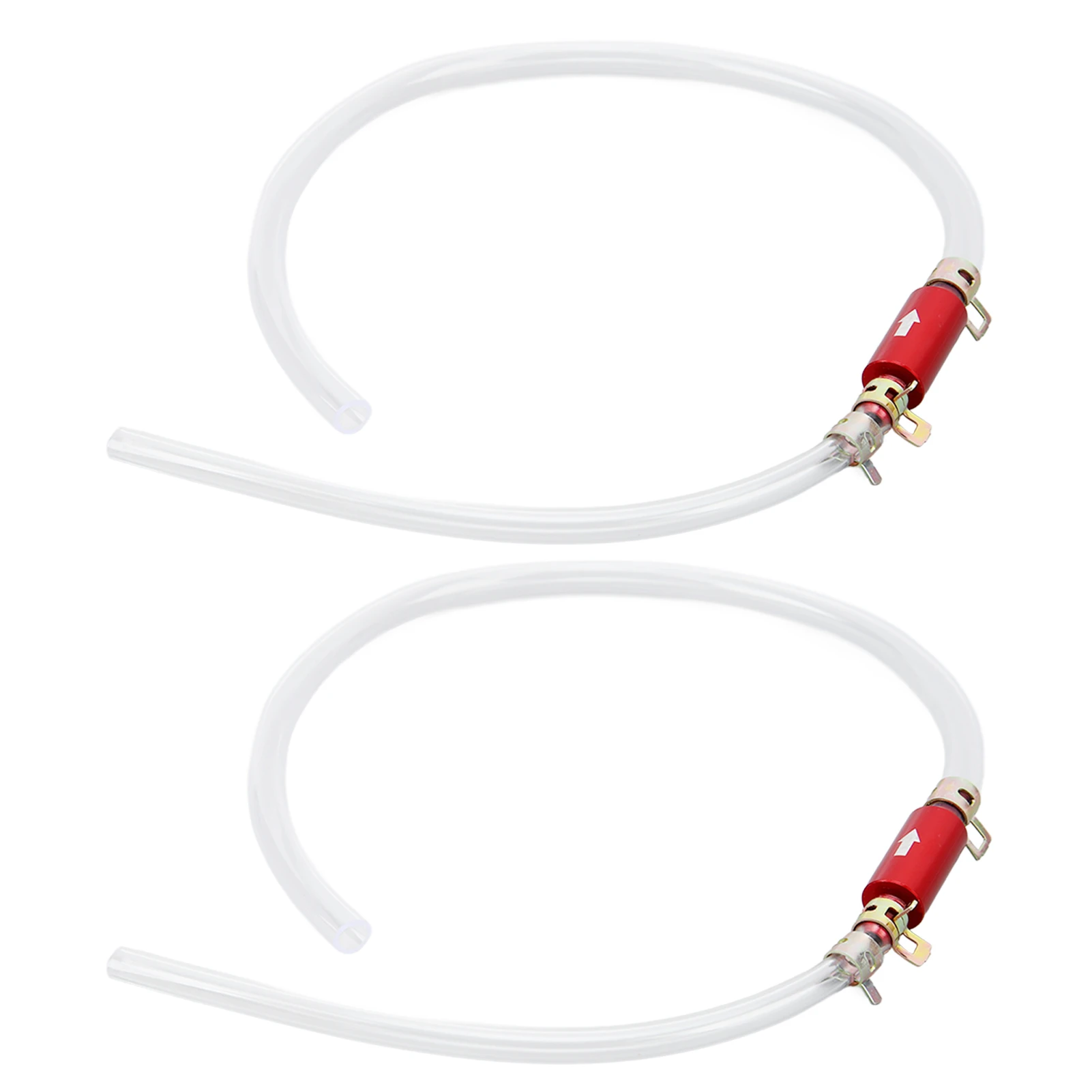 Brake Fluid Clutch Bleeder Hose 6MM One Way Check Valve Tube Bleeding Tool Kit 2pcs Universal for Motorcycle Car