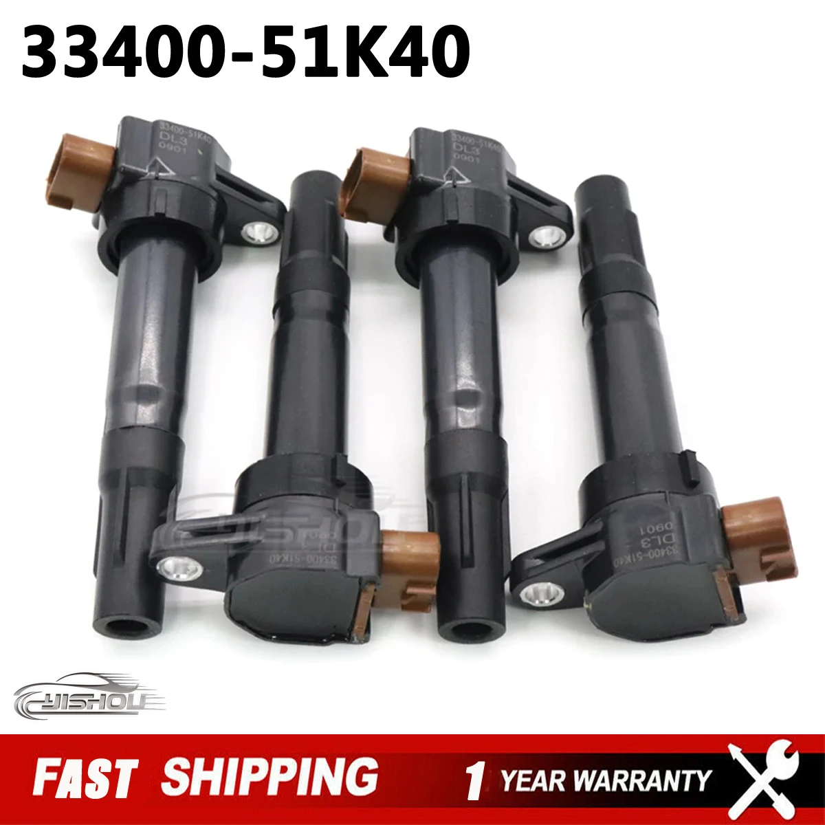 

Катушка зажигания автомобиля 33400-51K40 для SUZUKI GRAND VITARA KIZASHI SX4 2009-2013 2.0L 2.4L UF-634 33400-51K20 3340051K40 33400 51K40