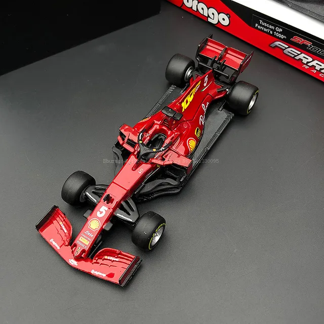 Bburago 1:43 2021 Ferrari F1 SF21 #55 Carlos Sainz Alloy Luxury Vehicle Diecast Cars Model Toy Collection Gift 2