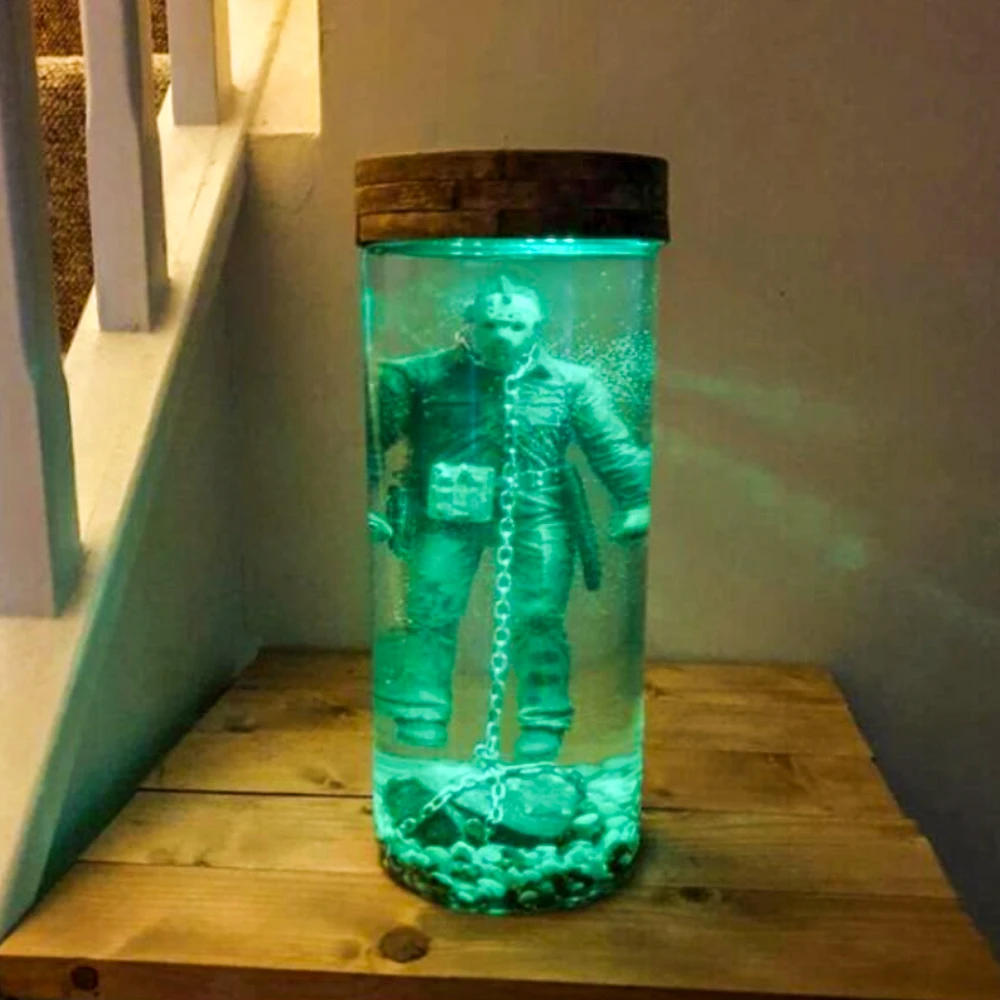 Friday The 13th Jason Voorhees Collector Water Lamp Part 6 Jason Lives Final Display Halloween Horror Movie Souvenir DecorationFriday The 13th Jason Voorhees Collector Water Lamp Part 6 Jason Lives Final Display Halloween Horror Movie Souvenir Decoration 