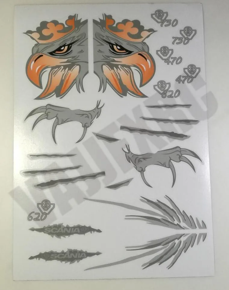 TAMIYA 1/14 RC Camion Scania R470/620 Parti K 1 E 4 EUR 3,50 - IT - Foto 9