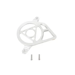 CNC Engine Case Saver Guard for Electric Bikes - Premium Motorcycle Accessory (Silver)