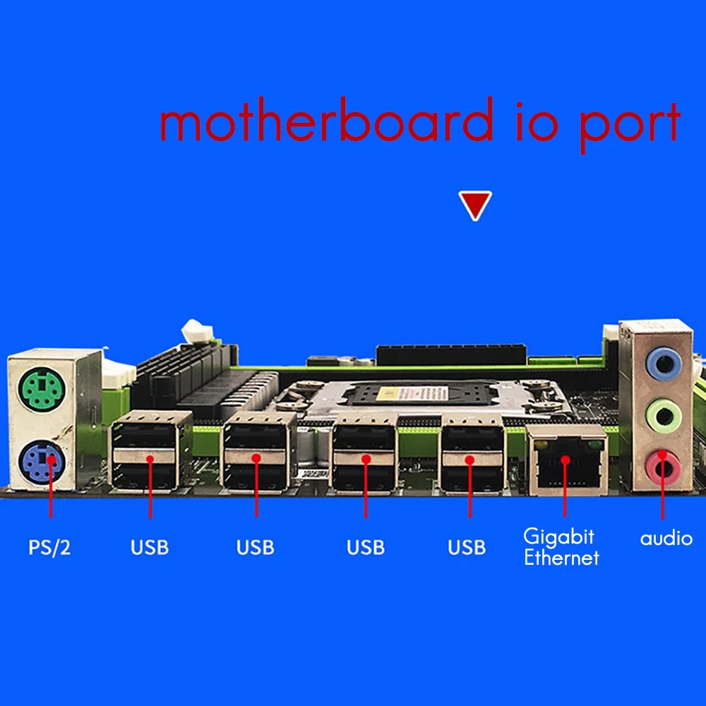 X79 X79G MotherboardSwitch Cable+SATA Cable LGA 2011 M.2 DDR3 RECC RAM 8 USB SATA3.0 for Intel Xeon E5 Core I7 CPU