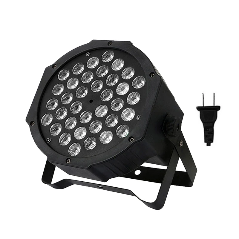 LED escenario RGB, luces Par de 36LED, foco de luces de fiesta con Control remoto y voz| | - AliExpress