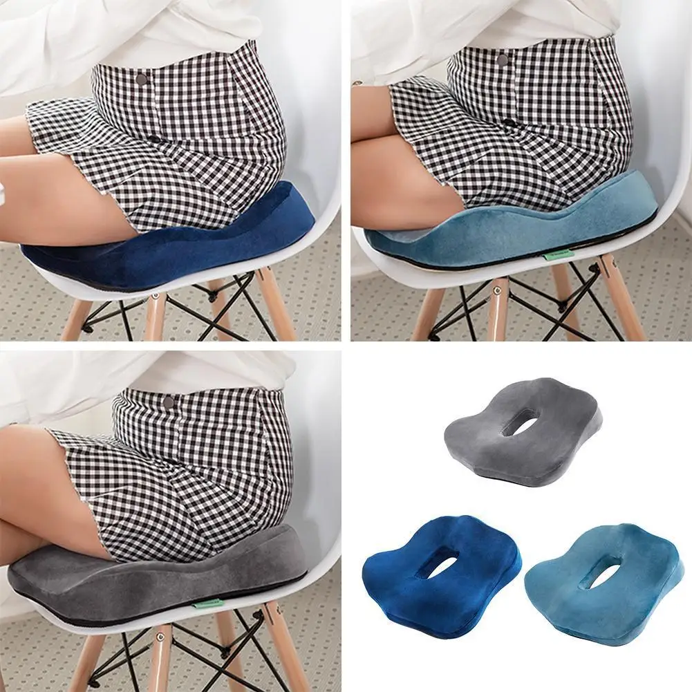 Memory Foam Cushion Orthopedic Pillow Coccyx Office Chair Cushion Hip