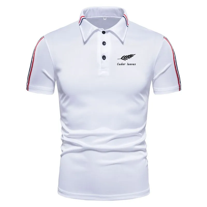 Sb05e59bc24574b74ba1a52c063b54e84a Summer men's short sleeved polo shirt fashion casual lapel top