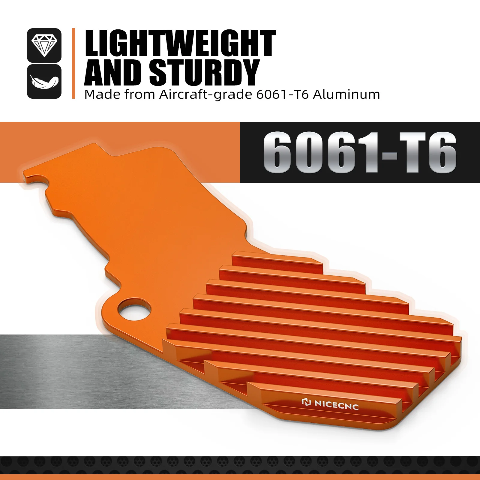 Für KTM EXC 300 Hinten Bremse Kühlkörper Sattel Kühler EXCF 350 SX 125 SXF 450 XCW 2008-2023 für Husqvarna TE 300 Für GasGas EC 300 – Detail 3