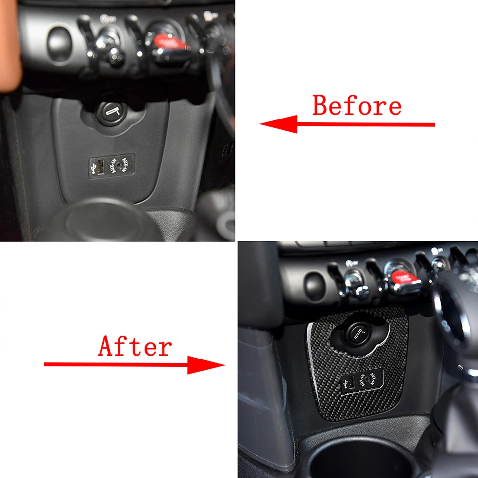 Copertura Console Centrale In Carbonio Per Mini Cooper S JCW F55 F56 - Foto 5