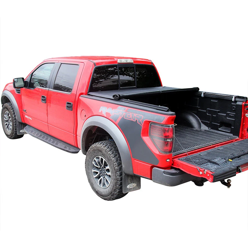 Custom Waterproof Pickup Truck Accessories/soft Roll Up Lid Tri Fold Retractable Bed Cover - Truck Accessories - AliExpress