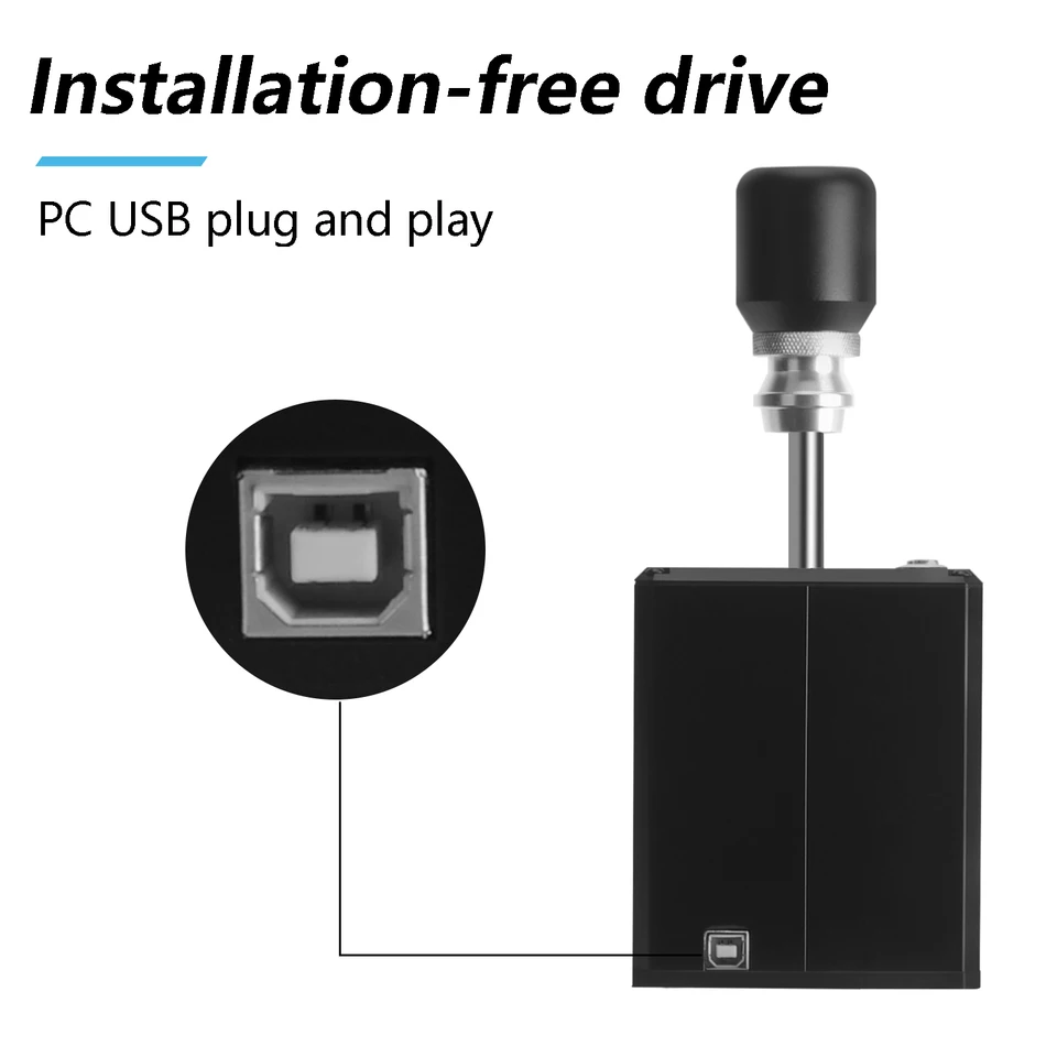 weizhun Pc usb Simulation Game H Gear Shifter Compatible