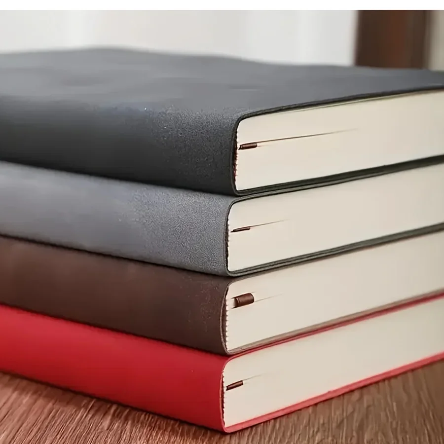 A5 Ultra-Thick Notebook with 360 Pages, Soft Cover, Water-Resistant, Personalized, English Text, Ideal for School and Office Use