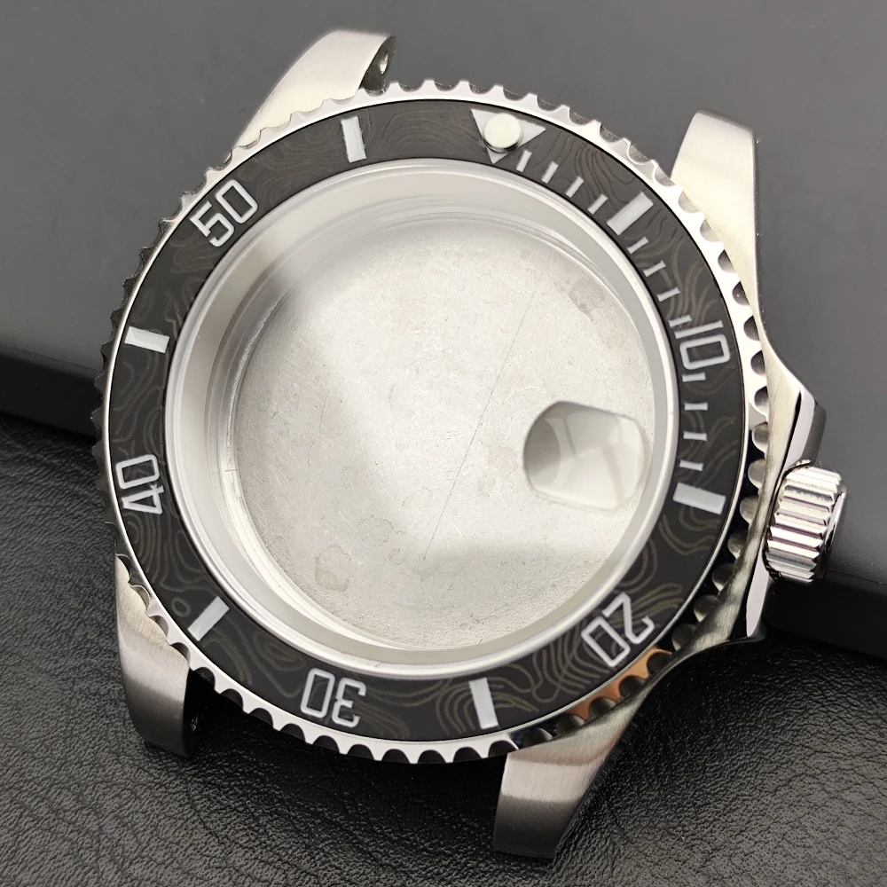 Premium 40.5MM Sapphire Glass GMT Case with Bidirectional Rotating Bezel for 28.5MM Dial and 20mm Strap