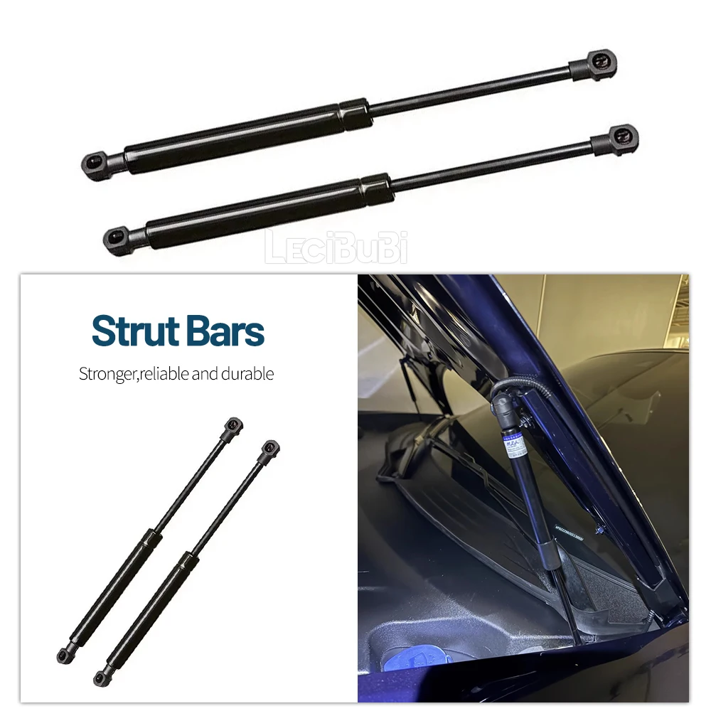 For Porsche 997 987 2004 2pcs Front Bonnet Hood Strut Lift Support Bars Gas Spring Dampers Rod Accessories 99751155101 2