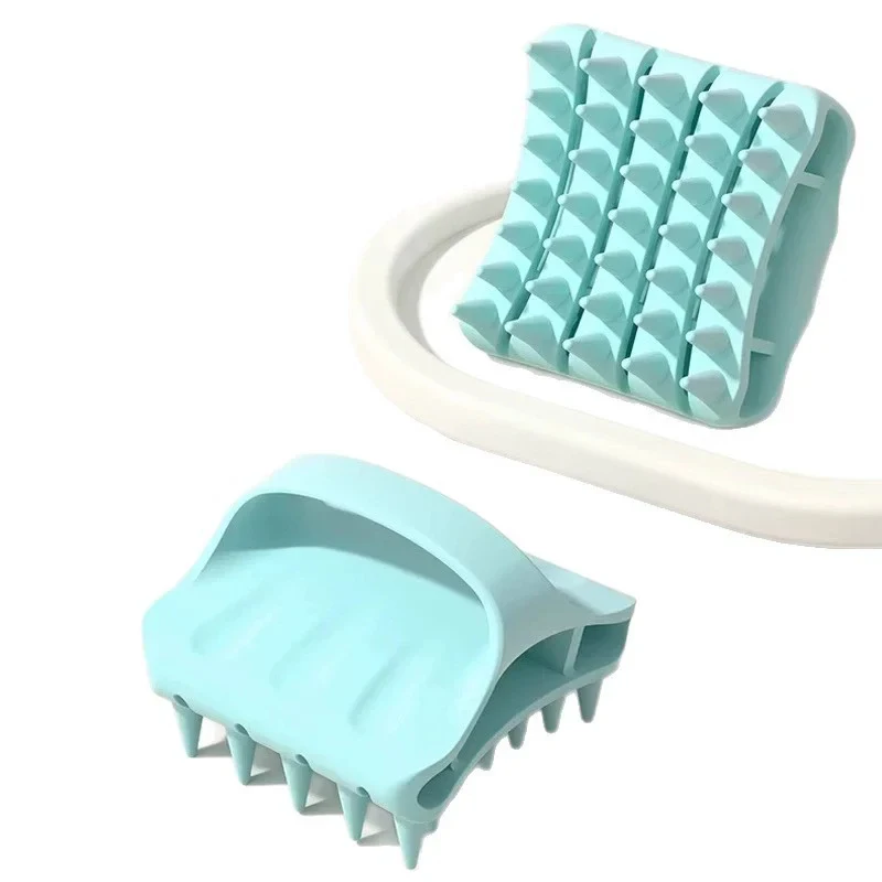 1pcs 실리콘 샴푸 빗 두피 마사지 샴푸 브러시 바디 마사지 브러시 미용 도구, 두피 마사지 빗, 샴푸 빗