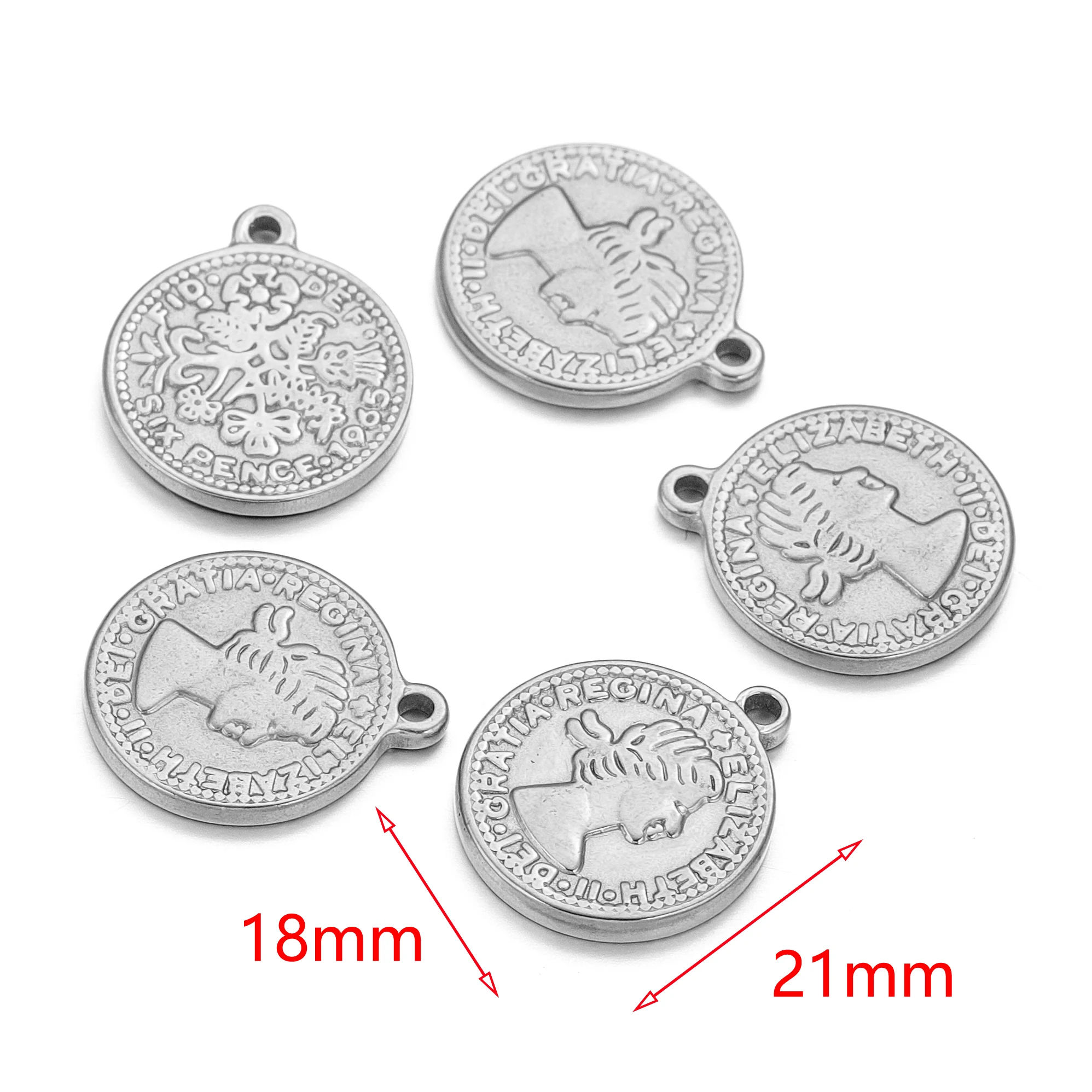 Quiges Set Medaglione Portamonete Da 33 Mm Con Collana In Acciaio Inox Nero - Crea Il Tuo Gioiello Personalizzato - #1107 - 2