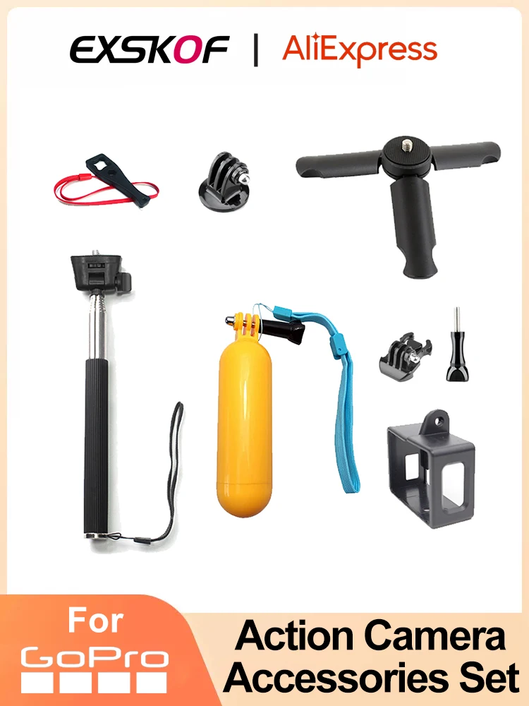 Action Cam Frame Action-Camera-Frame-para-S-rie-SJ4000-Trip-Selfie-Stick-Flutuabilidade ...