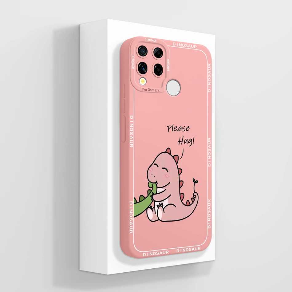 Cute Cartoon Soft Shockproof Liquid Silicone Phone Case -  Bumper Housing Capa