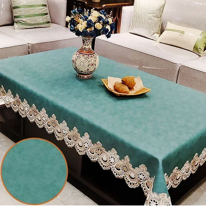 Description Picture 2 of item2023 tablecloth no-wash waterproof, oil-proof and scalding household tablecloth Yar2417