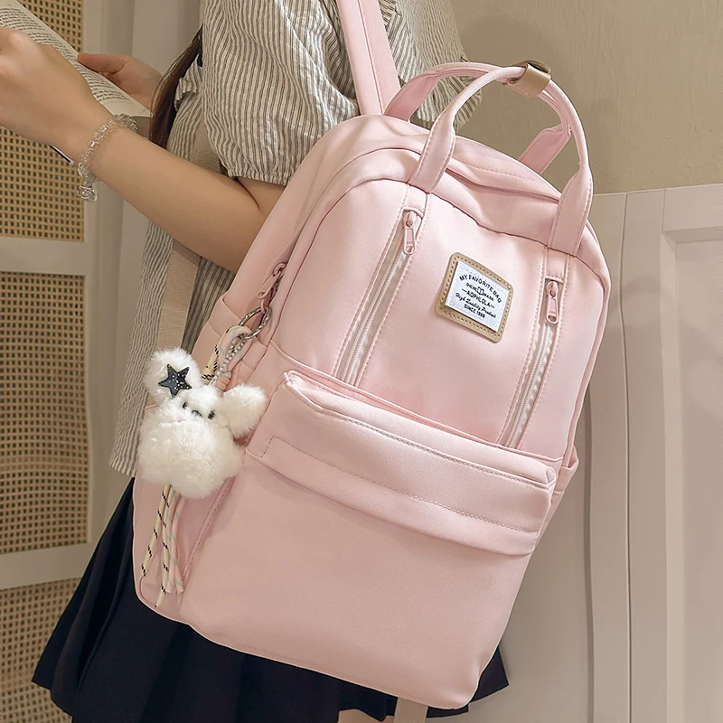 Zaino da donna Viaggio quotidiano Donna Multi-tasca Casual Donna Uomo Borsa da viaggio Zaino per ragazza adolescente Zaino per laptop