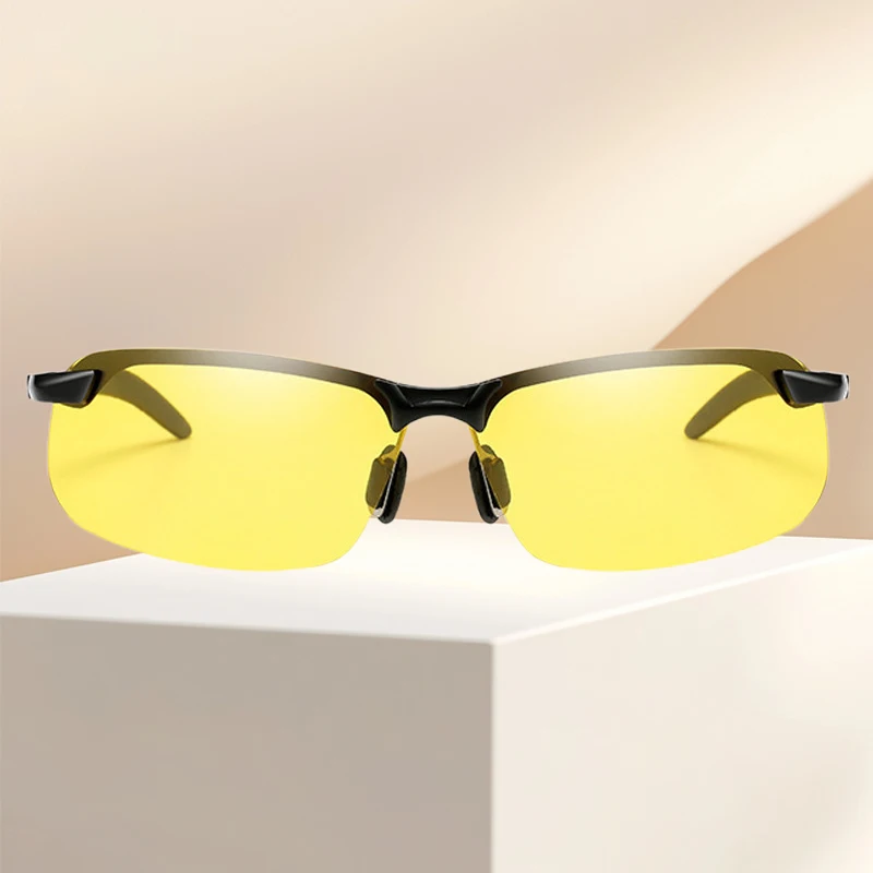Night Driving Glasses Resist Strong Light Glare Stylish Polarized Night Vision Glasses UV Protection Outdoor Sports