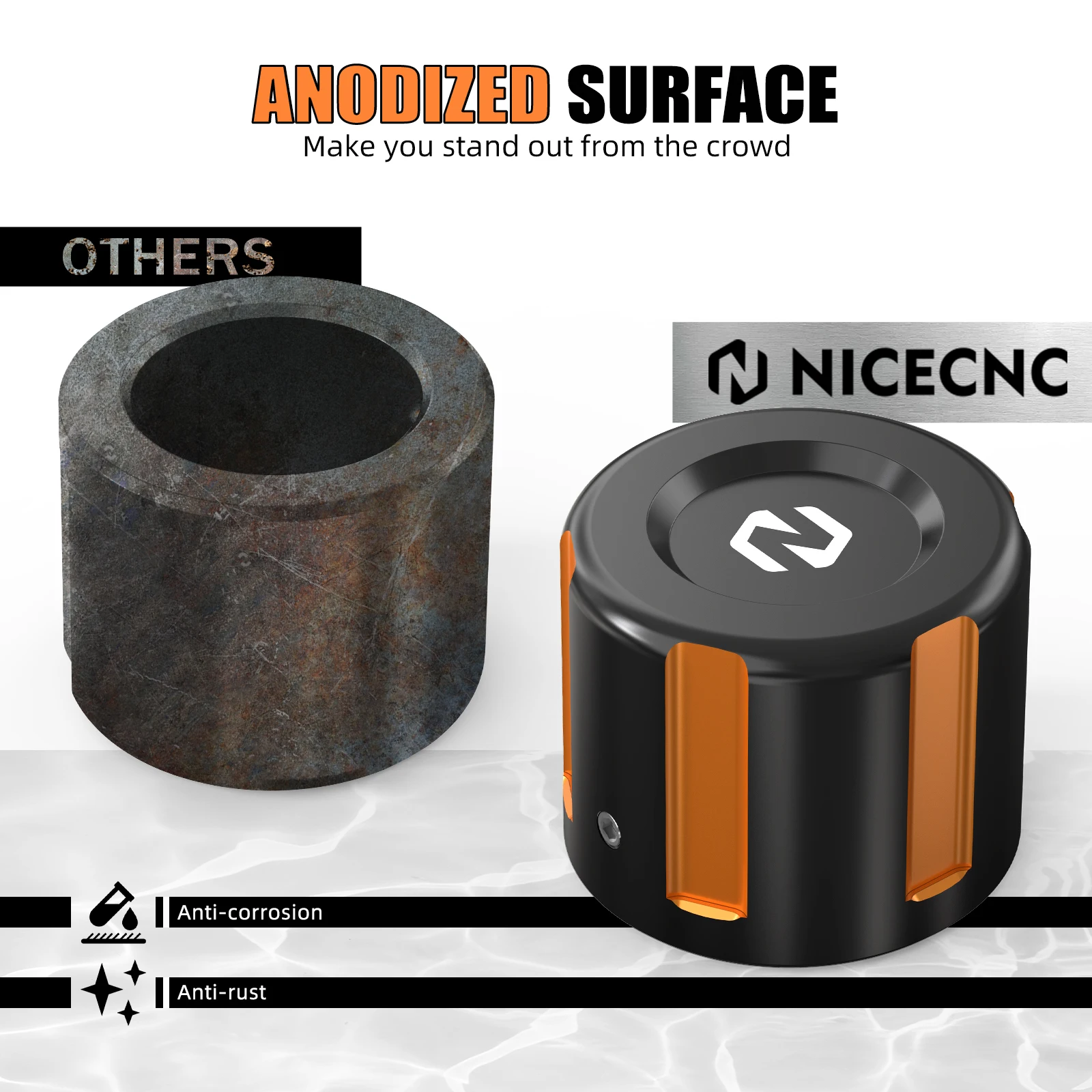 Snapklik.co : Aazicha Front Axle Nut Covers Axle Nut Caps Copatible - View #2