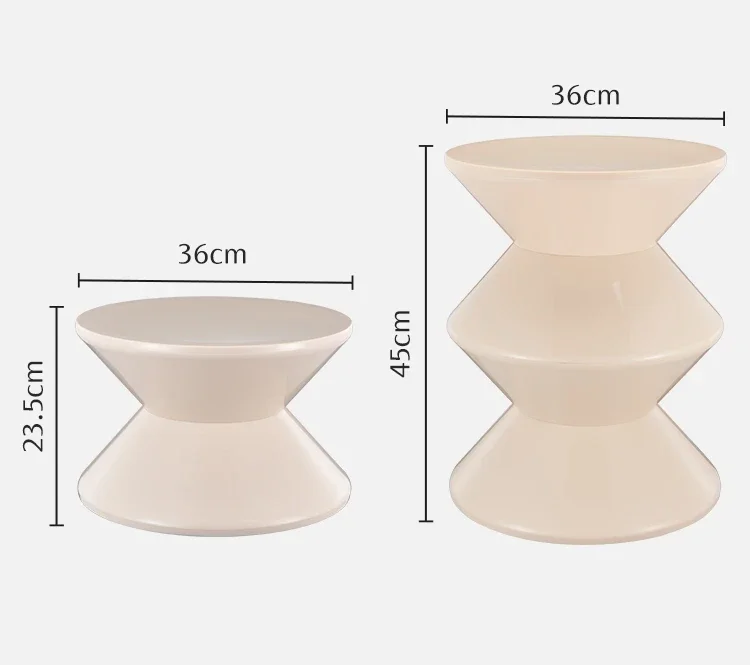 

Creative hourglass children's stools, household leisure circular low stools, minimalist small unit size shoe changing stools