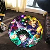 Anime My Hero Academia Carpet 3D printed Cartoon round rug living room bedroom child study room decoration round rug floor mat 2