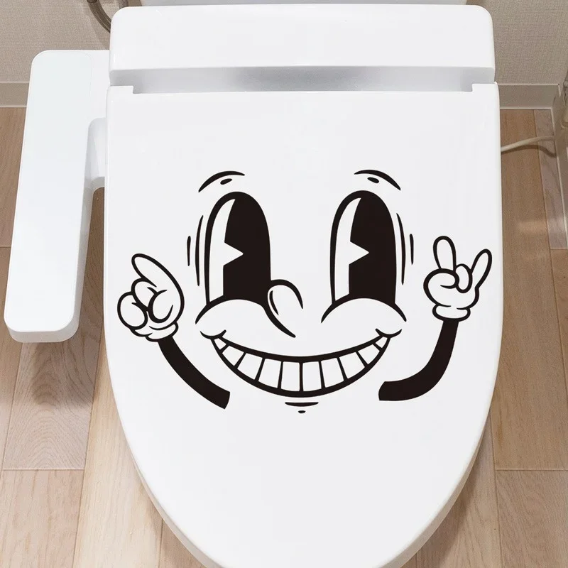 Toilet Stickers PVC Waterproof Wall Decals for Bathroom Decor vinyl stickers,toilet stickers,toilet wall stickers,toilet seat stickers