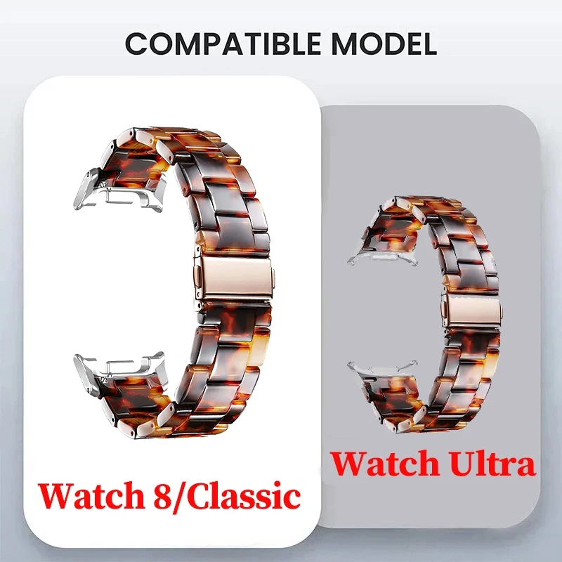 Transparent Resin Band Women's Bracelet Strap