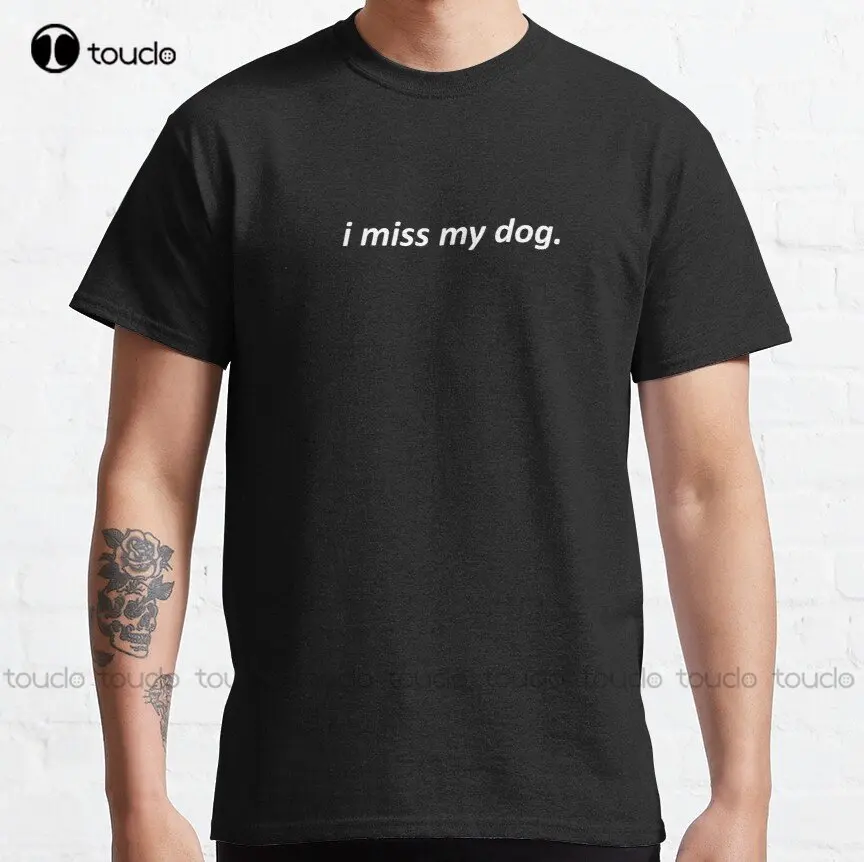 

Футболка с надписью «I Miss My Dog Dogmom»