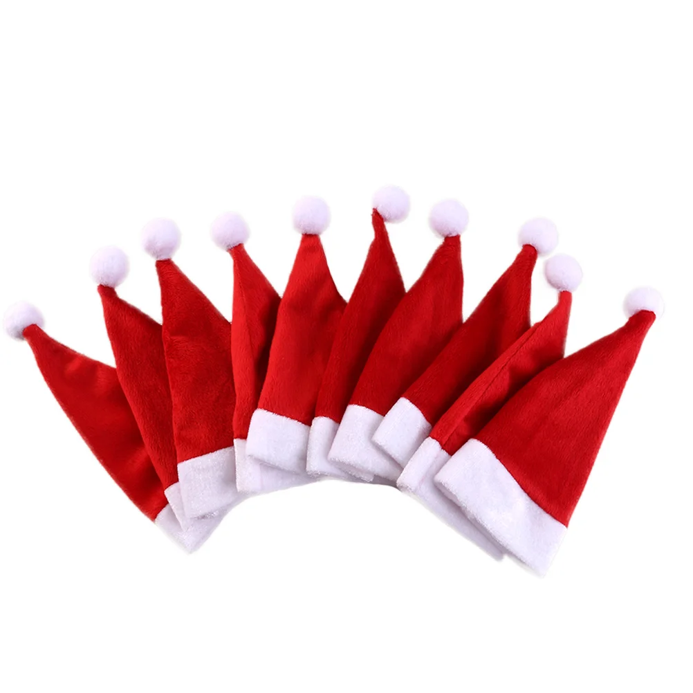 

28PCS Silverware Cutlery Bags Tableware Holder Pouch Christmas Hat Storage Bags