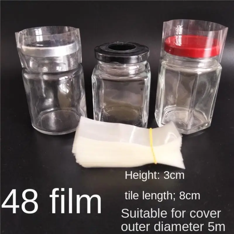 200 Teile/los Klar PVC Heißer Schrumpfen Wrap Rohr film für 5ml 10ml 15ml 20ml 30ml 50ml Kunststoff pipette flasche Transparent – Detail 23