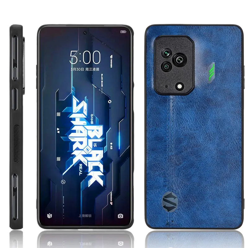 Premium PU Leather Shockproof Hard Back Cover