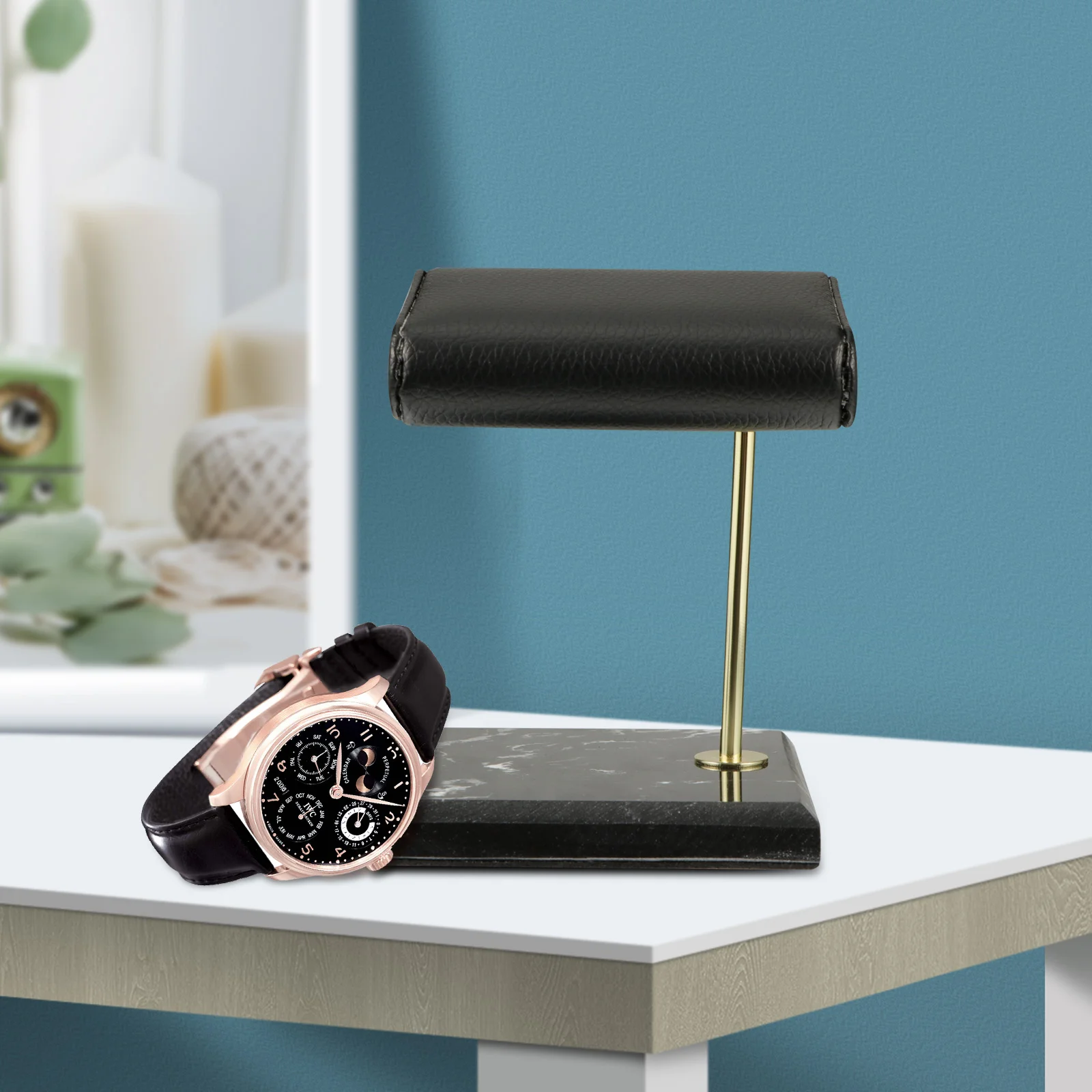 Bracelet Holder Stand Display Holder Rack Jewelry Men Organizer Bracelet Marble Showcase Box Single Case Bangle Wrist