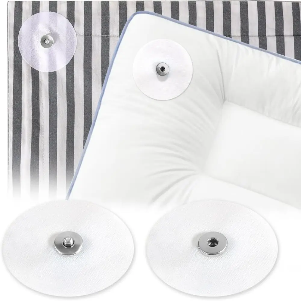 16-Piece Metal Duvet Cover Clips - Secure, No-Shift Design, Easy Installation