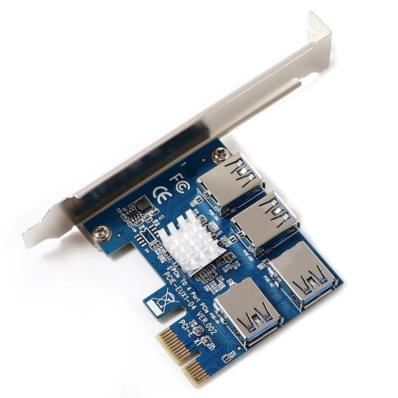 

PCIE PCI-E PCI Экспресс Райзер карта 1X до 16X от 1 до 4 USB 3,0 слот усилитель концентратор адаптер