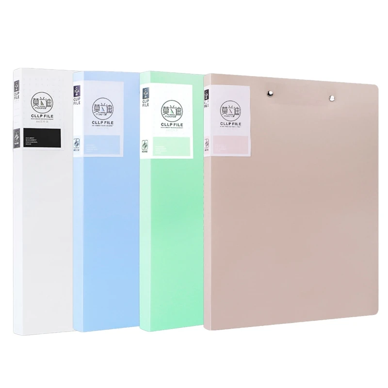 

Test Paper Folder Portable File Folder with Page Clip for Student School