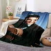 E-Elvis Presley Throw Blanket Soft Flannel Thin for Bed Sofa Cover Bedspread Home Deco picnic cooling blankets for beds gift 2