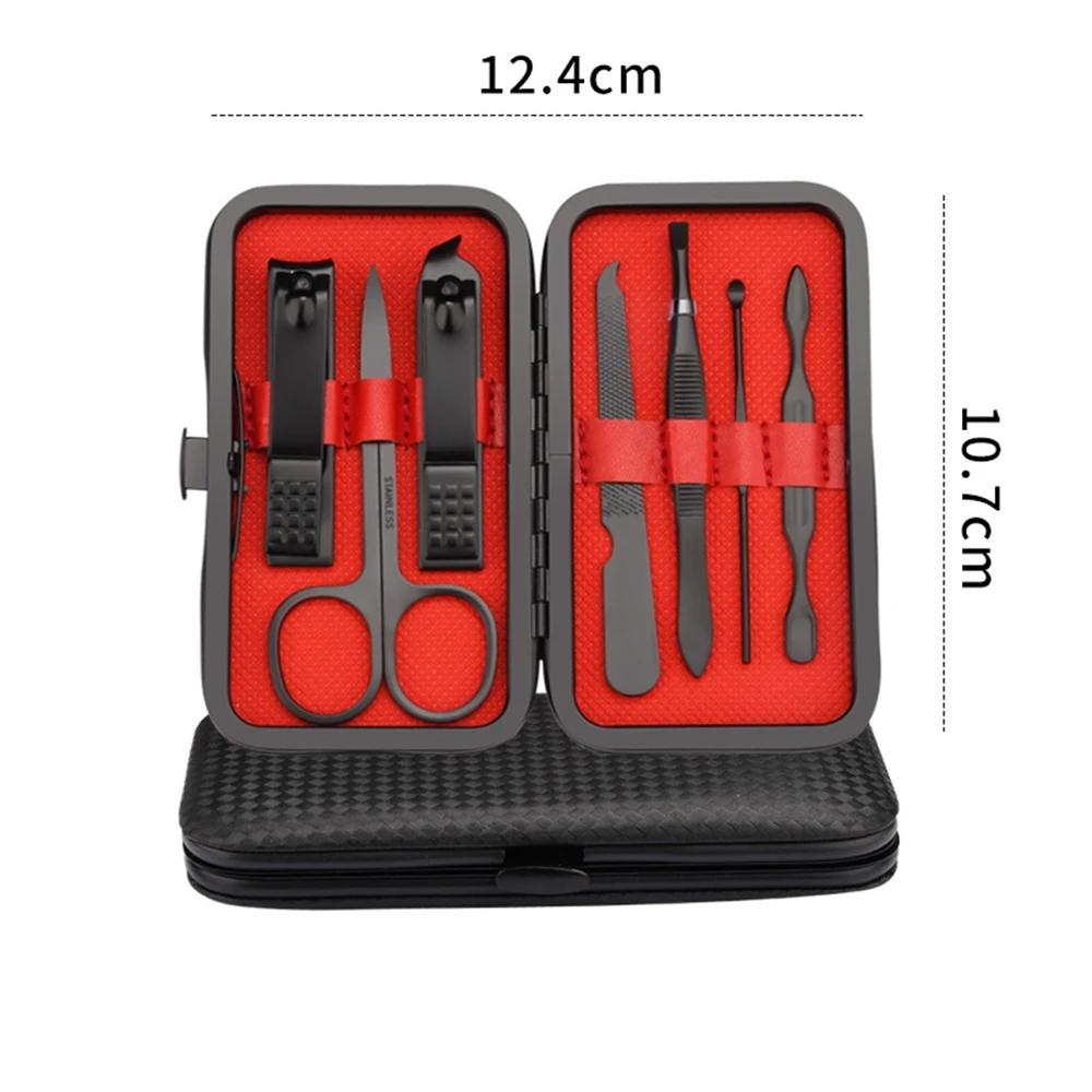 Stainless Steel 7-Piece Nail Set Nail Clippers File Full Manicure Beauty Tools nail clipper set nail care kit manicure pedicure kit manicure nail clipper set manicure sets manicure set nail clippers kit nail clipper nail clippers