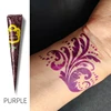 25g Multi Colors GOLECHA Cones Indian Henna Tattoo Paste For Temporary Tattoos Hand Painted Body Art Sticker Mehndi Pigment 6