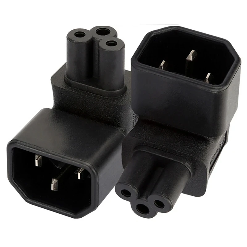 UPS 변환 커넥터, 암수 EU 미국 전원 코드 플러그 어댑터 소켓, IEC320 C5 C7 C13 C14-C5 C6 C7 C8 C15, 1 개
