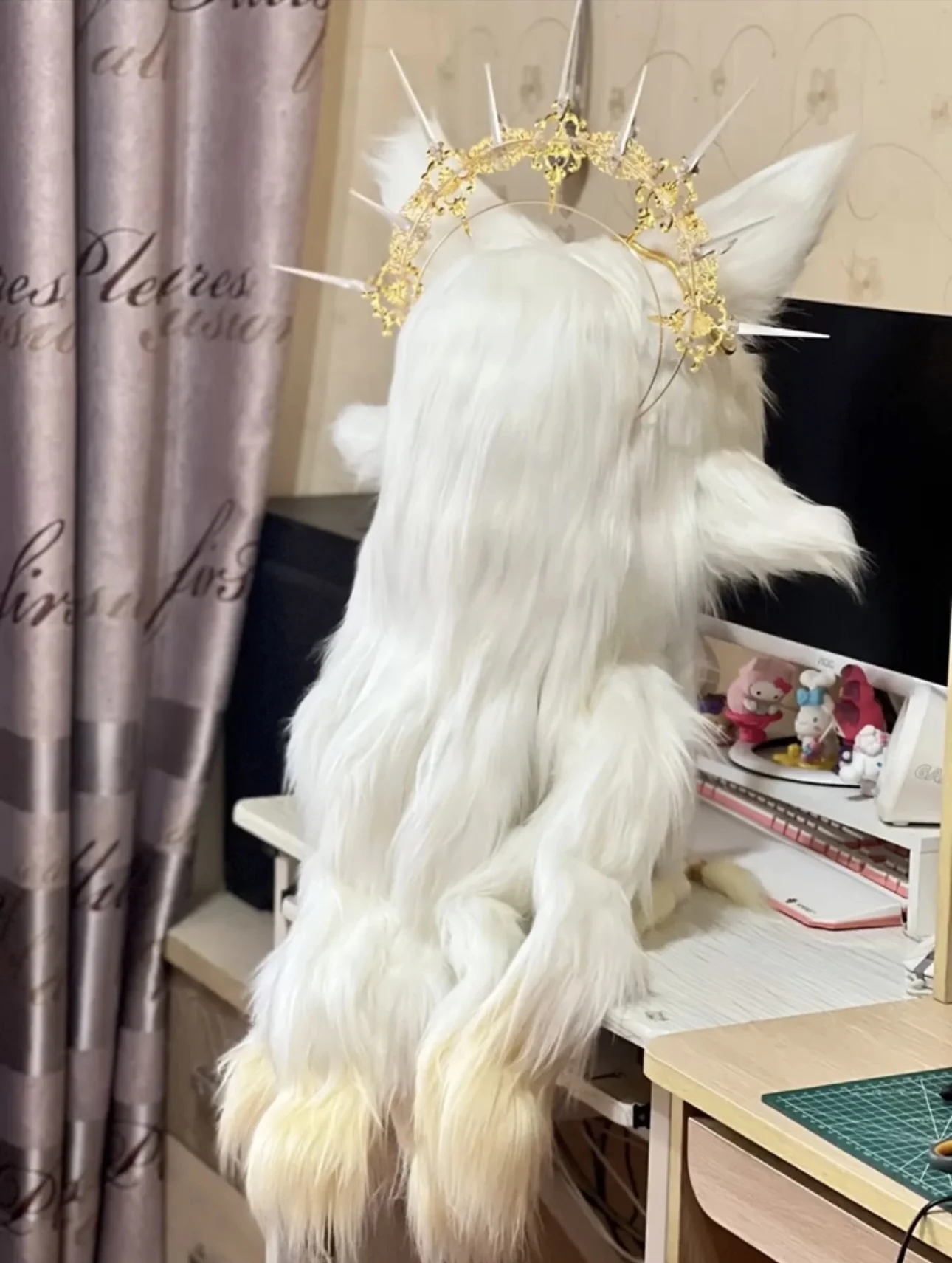 Fursuit Kigurumi Headsets Furry Cosplay Costumes Furries Head Animal Comiket Rubbit Doll Cat Comiket Furries Doll