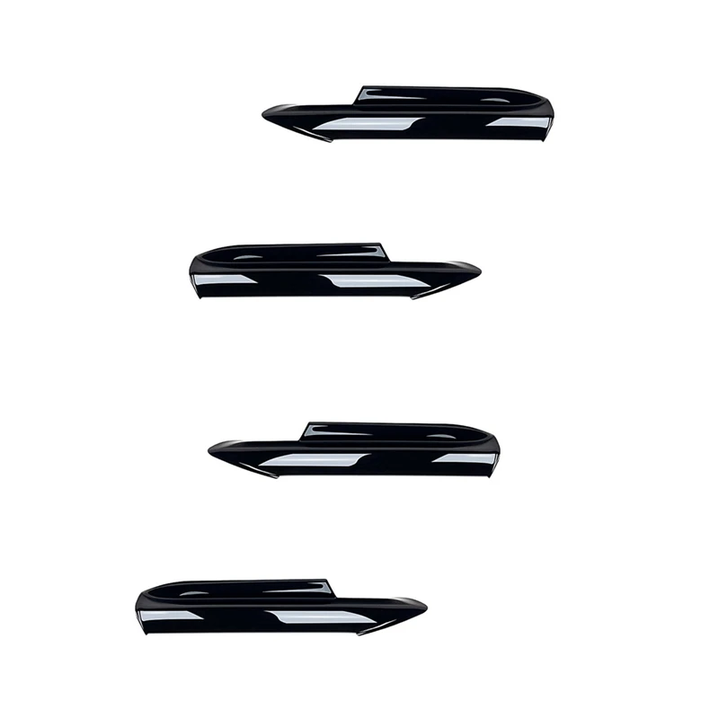 

4X For BMW 3 Series E90 E91 M-Tech 320I 330I 2005-2008 Front Bumper Lip Angle Diffuser Splitter Spoiler Protector Black