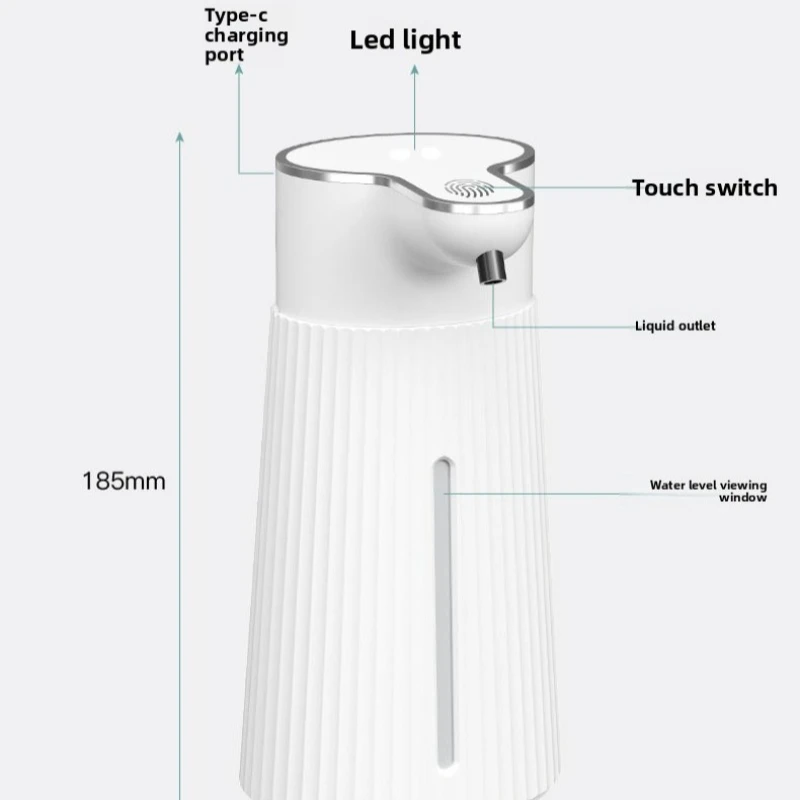 Automatic Hand Soap Dispenser Touchless Smart Foam Hand Wash Machine 400ML Liquid Soap Bubble Maker Wall-Mounted Soap Dispenser