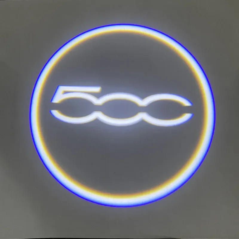 Logo Della Portiera Dell'Auto Led Welcome Night Light Projection Lampada Laser 5V Proiettore Light Accessori Per Auto Per Fiat 500 Abarth Punto Bravo