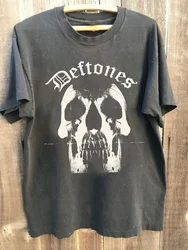 Deftones Around The Fur Graphic Cotton Tee - Summer Hip Hop Band Fashion - XXXL (6)
