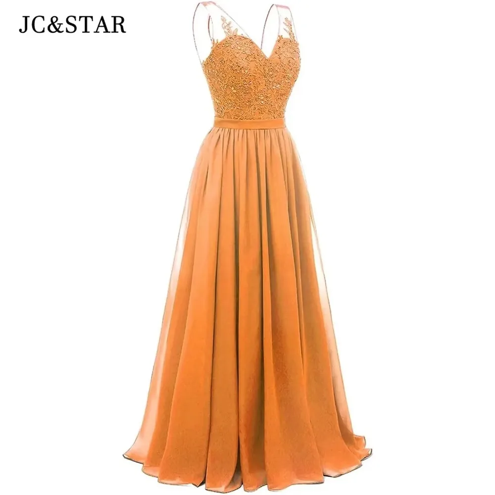 Turquoise V Neck Chiffon Bridesmaid Dresses Long Lace Decal Beaded Formal Prom Evening Gowns Free Delivery Guest Wedding Party